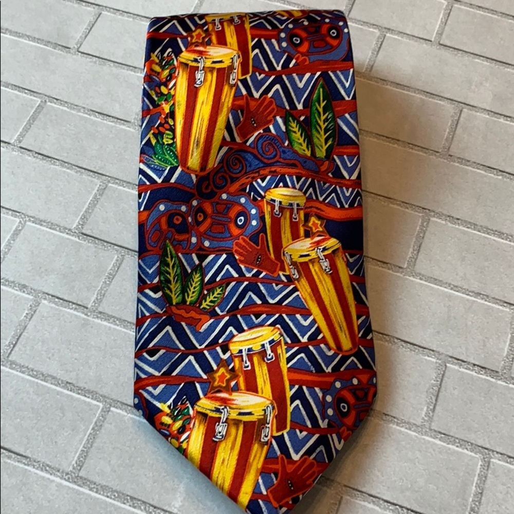 Carlos Santana Silk Primavera Silk Tie
